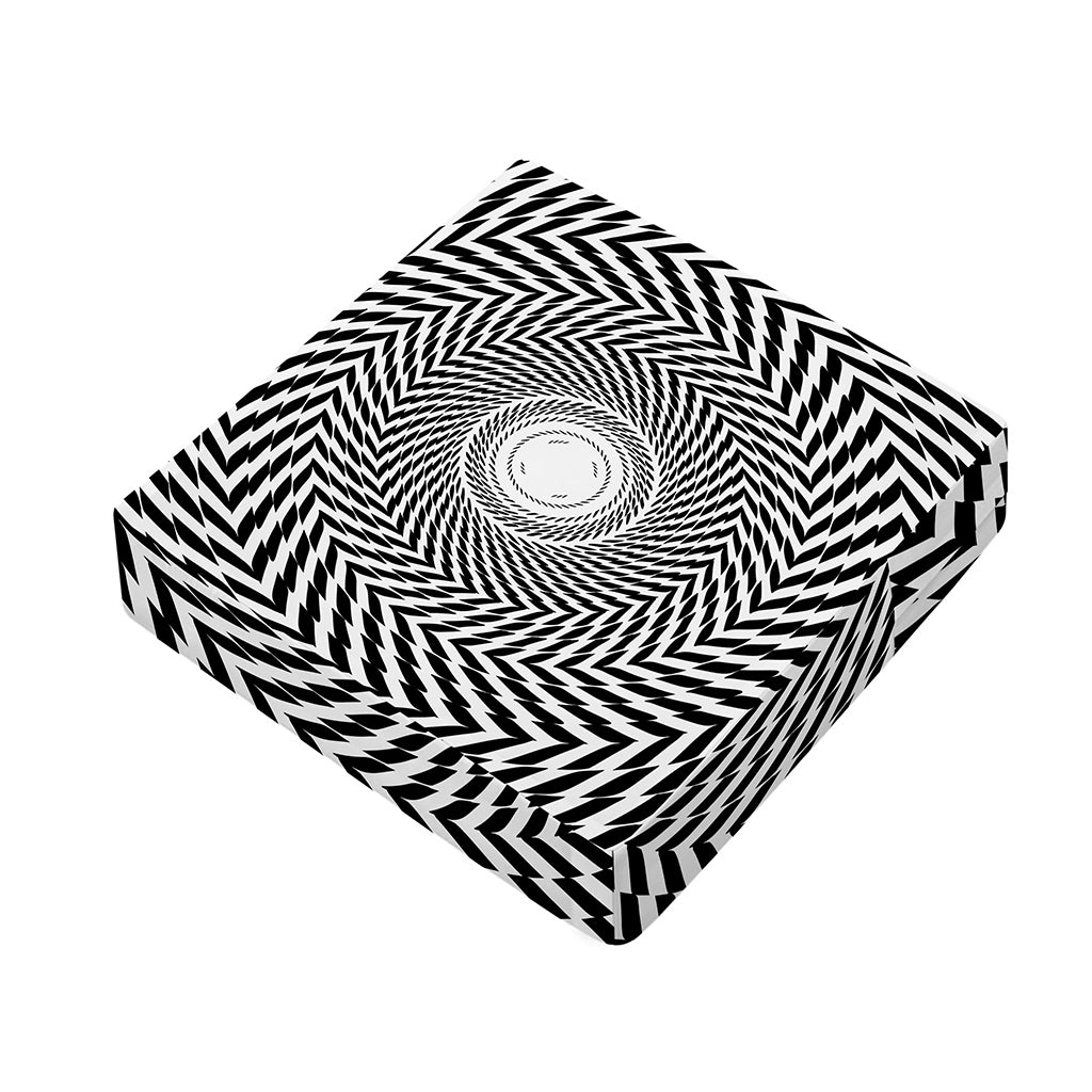 Spiral Illusory Motion Print Outdoor Seat Cushion Cover
