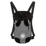 Spiral Illusory Motion Print Pet Carrier Backpack