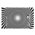 Spiral Illusory Motion Print Placemat