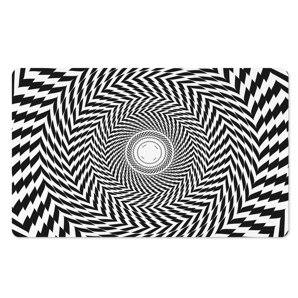 Spiral Illusory Motion Print Polyester Doormat