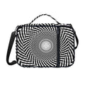 Spiral Illusory Motion Print Shoulder Strap Bible Bag