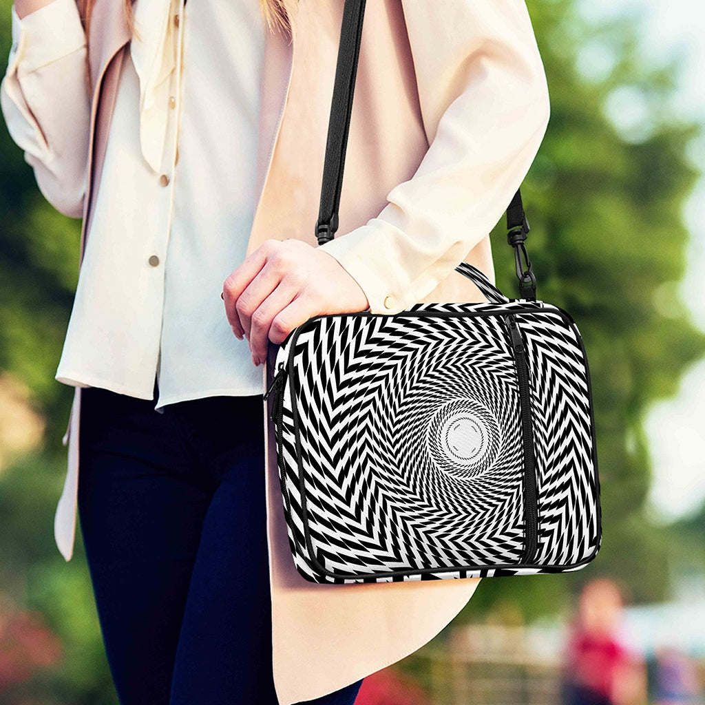 Spiral Illusory Motion Print Shoulder Strap Bible Bag