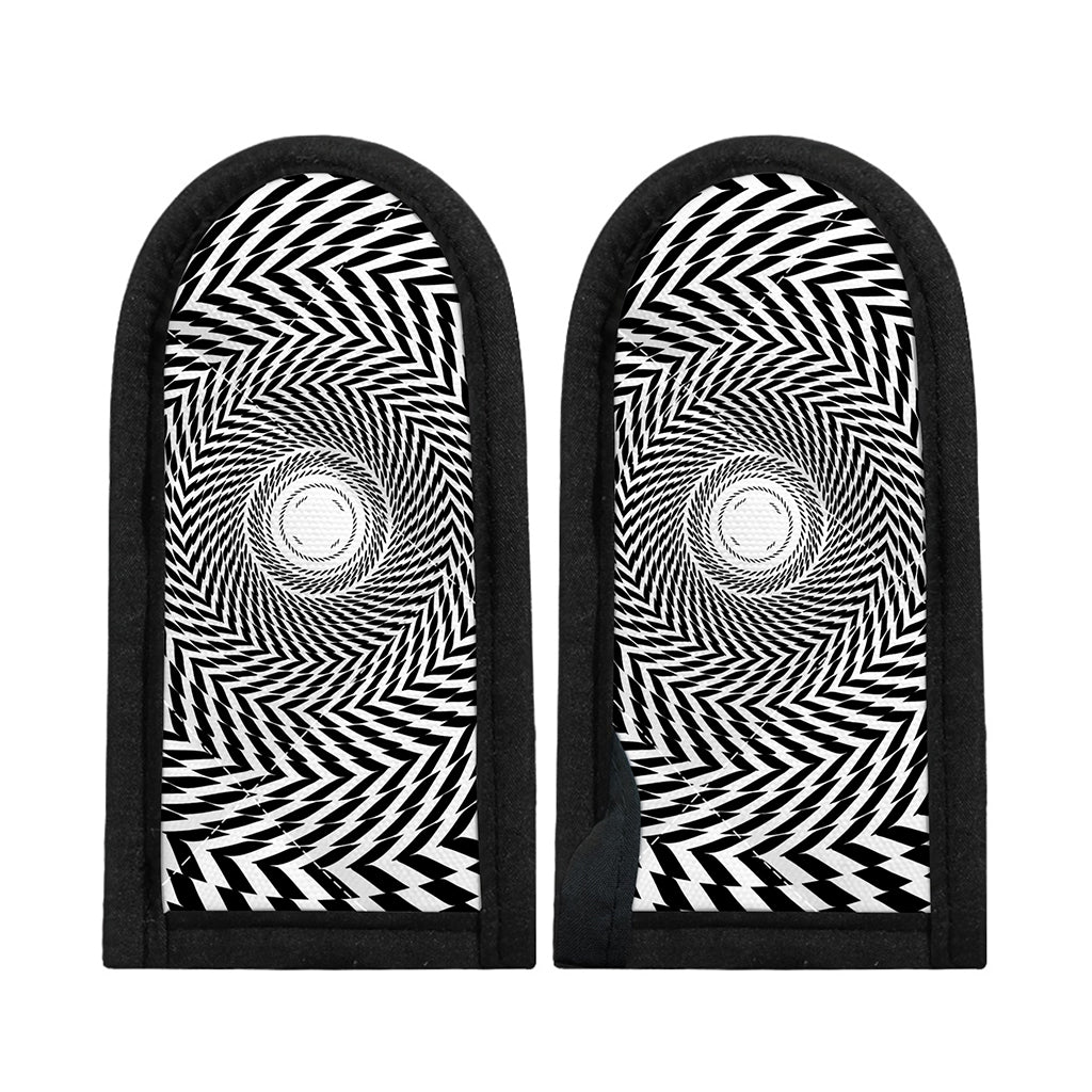 Spiral Illusory Motion Print Skillet Handle Cover