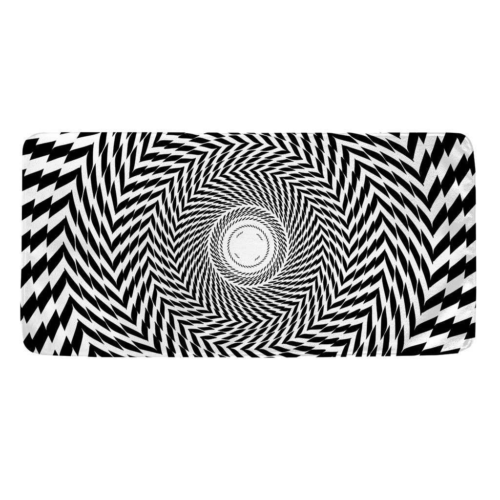 Spiral Illusory Motion Print Towel