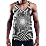 Spiral Illusory Motion Print Training Tank Top