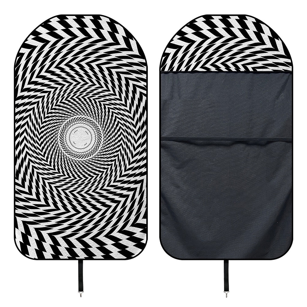 Spiral Illusory Motion Print Waterproof Car Seat Cover