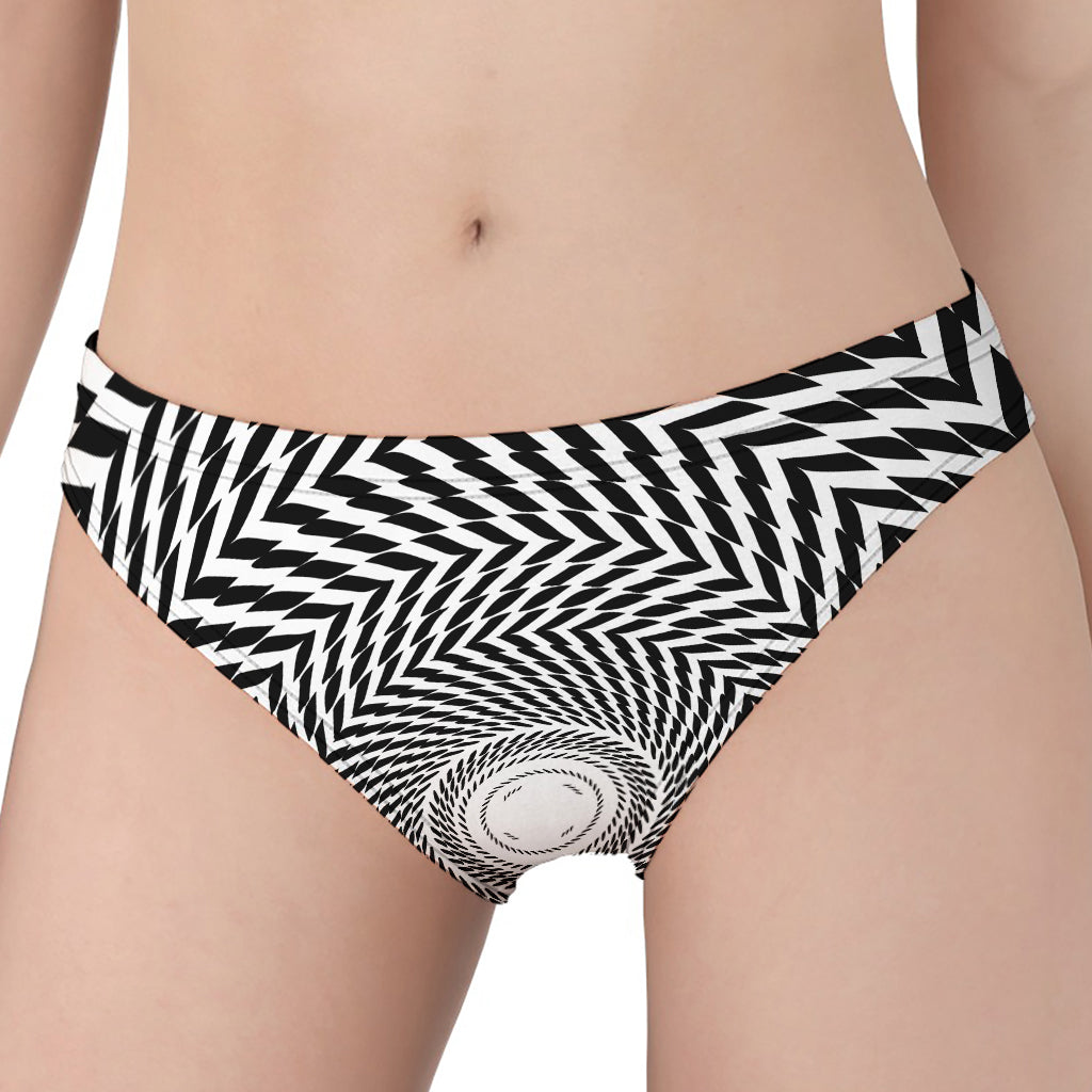 Spiral Illusory Motion Print Women's Panties