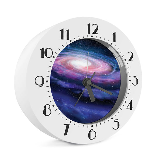 Spiral Milky Way Print Alarm Clock