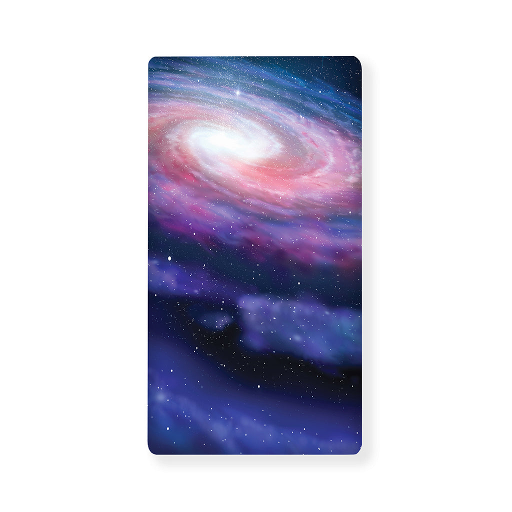 Spiral Milky Way Print Baby Crib Sheet