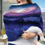 Spiral Milky Way Print Baby Seat Cover