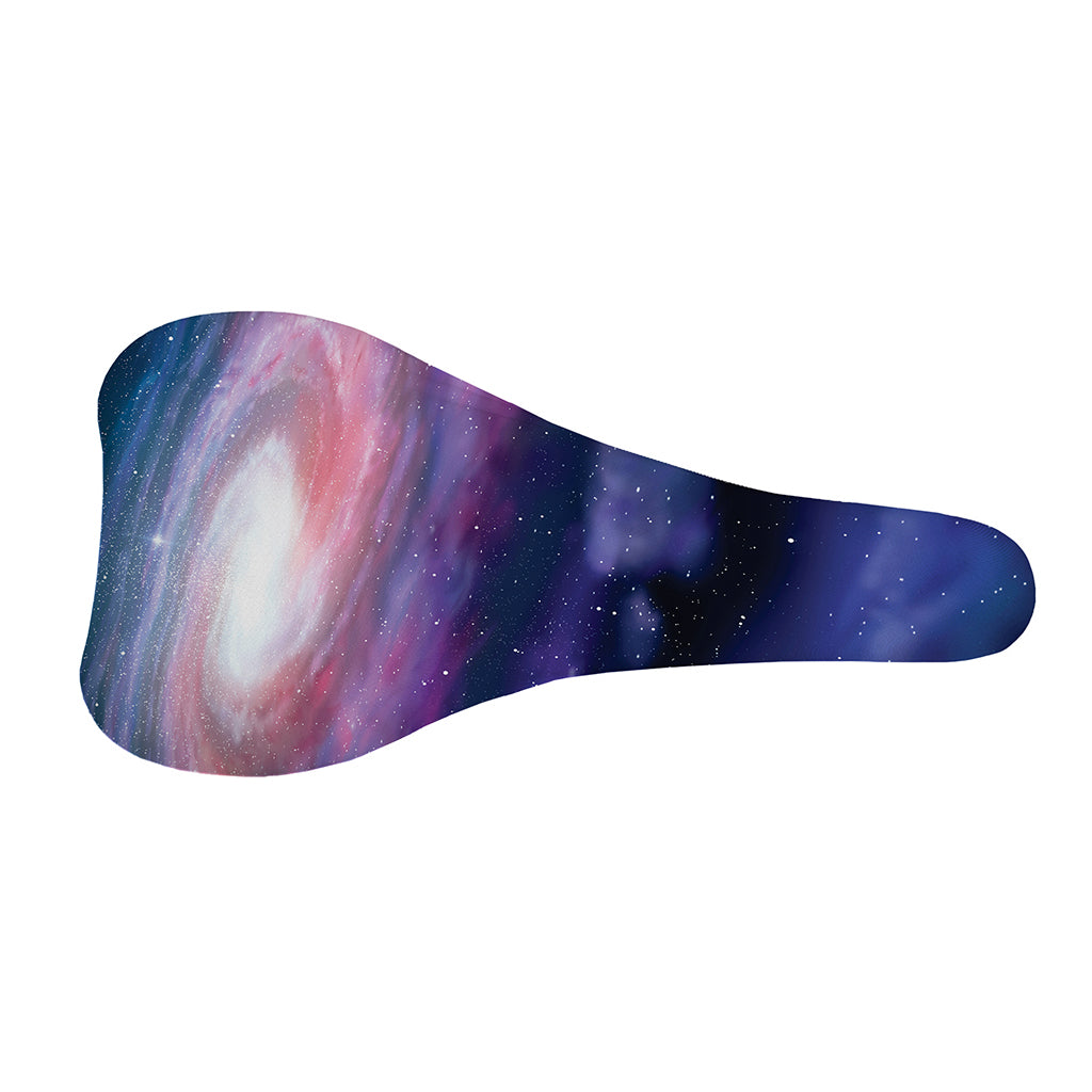 Spiral Milky Way Print Bicycle Seat Cover