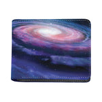 Spiral Milky Way Print Bifold Wallet