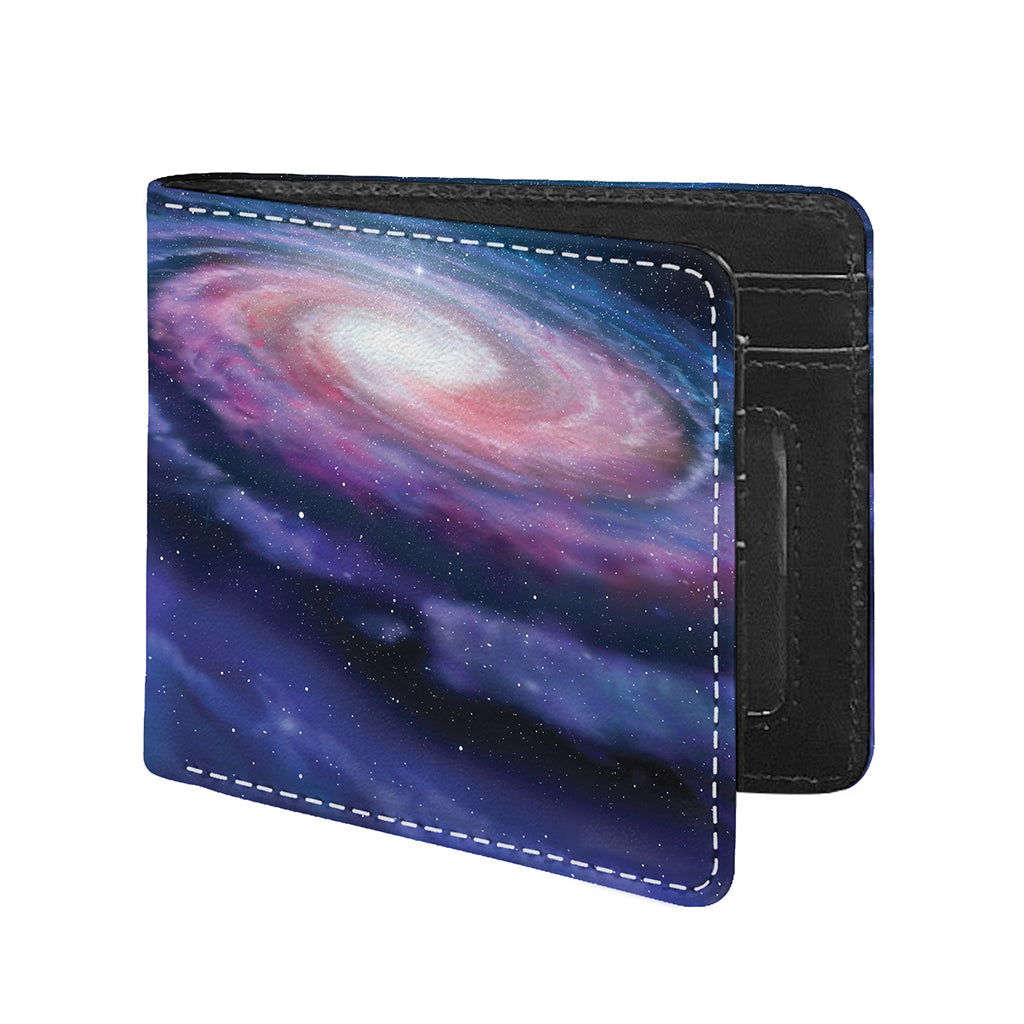 Spiral Milky Way Print Bifold Wallet