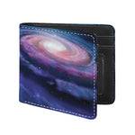 Spiral Milky Way Print Bifold Wallet