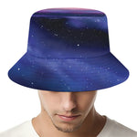 Spiral Milky Way Print Bucket Hat