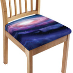 Spiral Milky Way Print Chair Cushion Cover