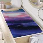Spiral Milky Way Print Changing Pad Cover