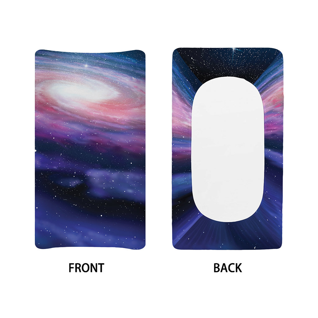 Spiral Milky Way Print Changing Pad Cover