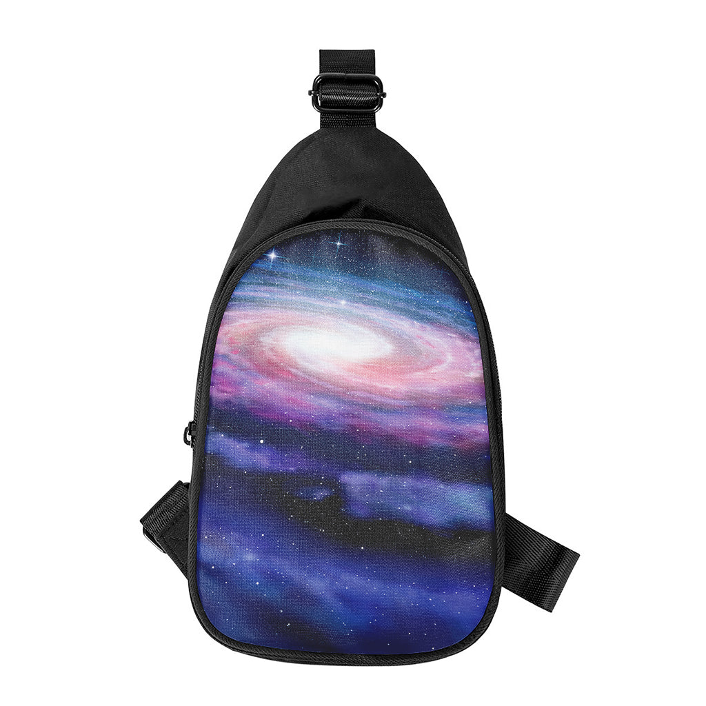 Spiral Milky Way Print Chest Bag