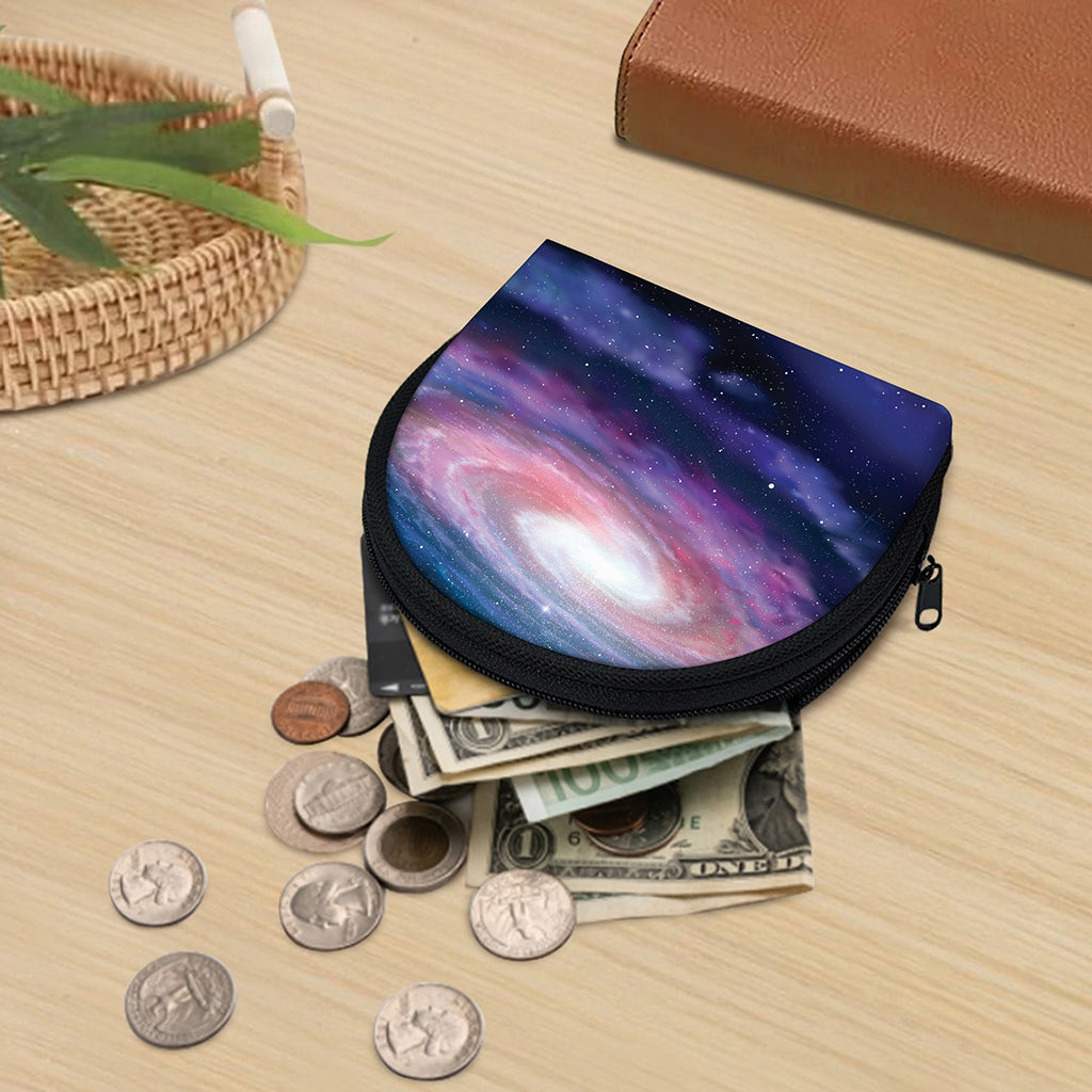 Spiral Milky Way Print Coin Purse