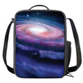 Spiral Milky Way Print Crossbody Lunch Bag