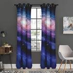 Spiral Milky Way Print Curtain