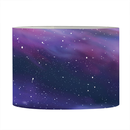 Spiral Milky Way Print Drum Lamp Shade