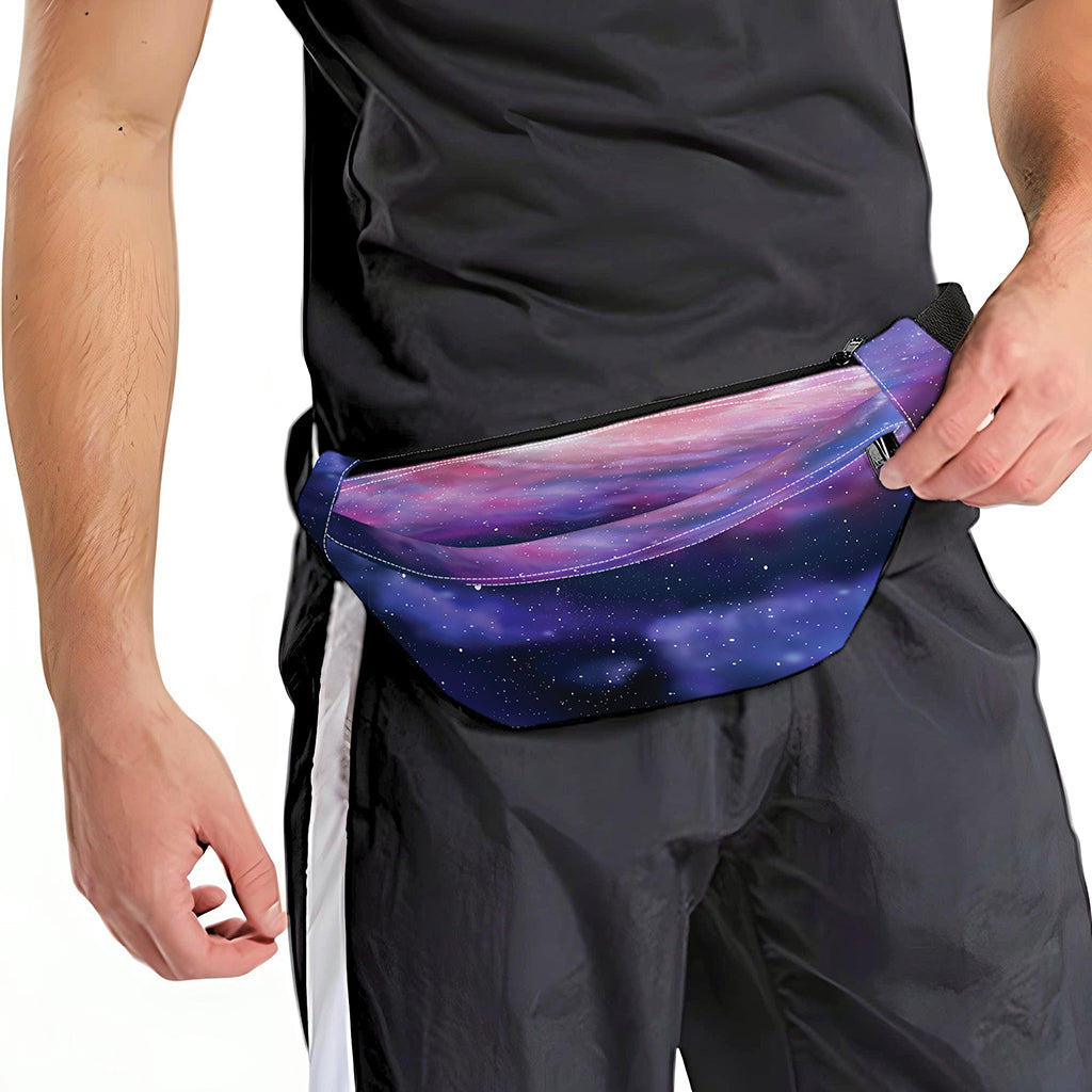Spiral Milky Way Print Fanny Pack
