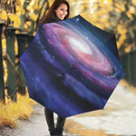 Spiral Milky Way Print Foldable Umbrella