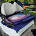 Spiral Milky Way Print Golf Cart Seat Cover