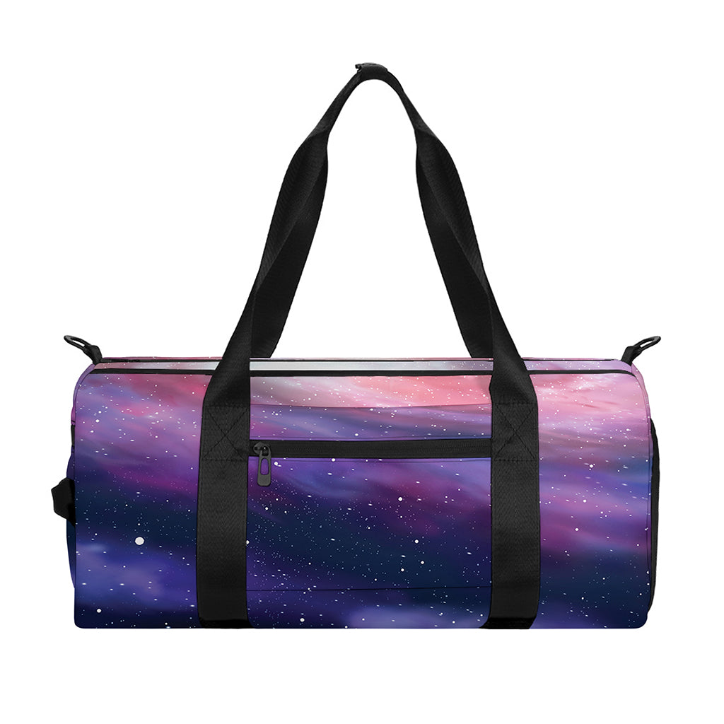 Spiral Milky Way Print Gym Bag