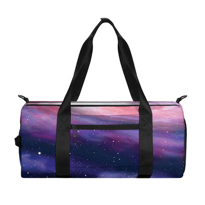 Spiral Milky Way Print Gym Bag