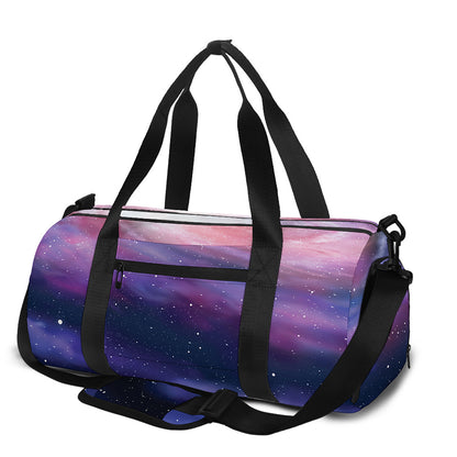 Spiral Milky Way Print Gym Bag
