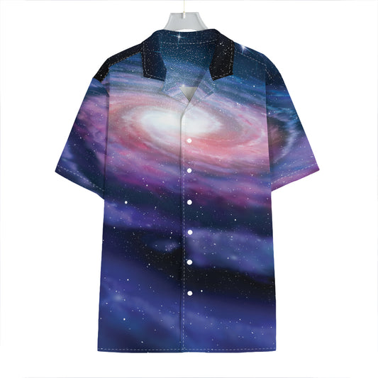 Spiral Milky Way Print Hawaiian Shirt