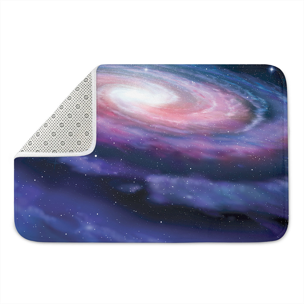 Spiral Milky Way Print Indoor Door Mat