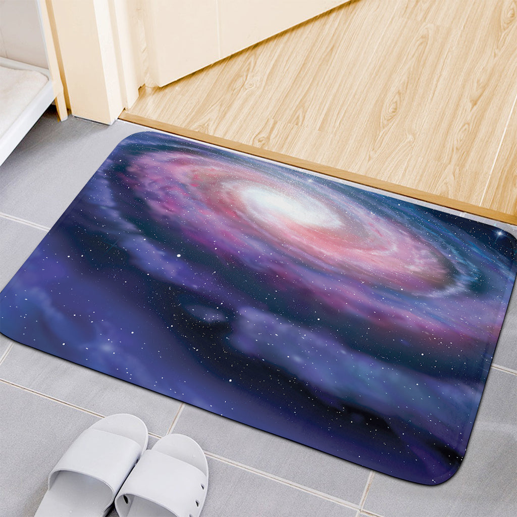 Spiral Milky Way Print Indoor Door Mat