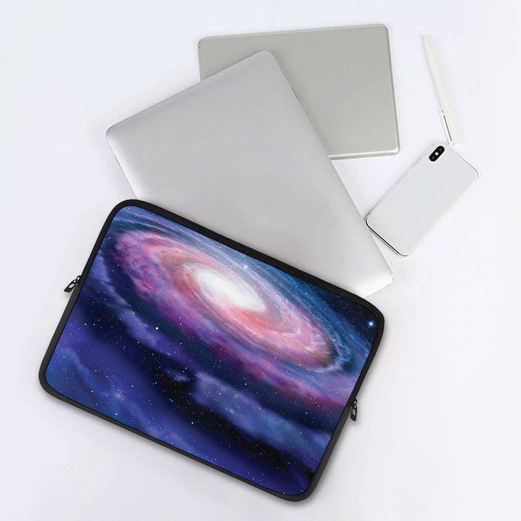 Spiral Milky Way Print Laptop Sleeve
