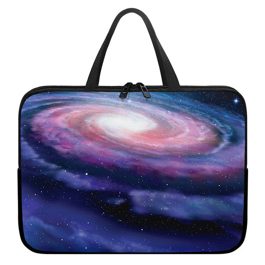 Spiral Milky Way Print Laptop Sleeve With Handle