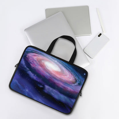 Spiral Milky Way Print Laptop Sleeve With Handle