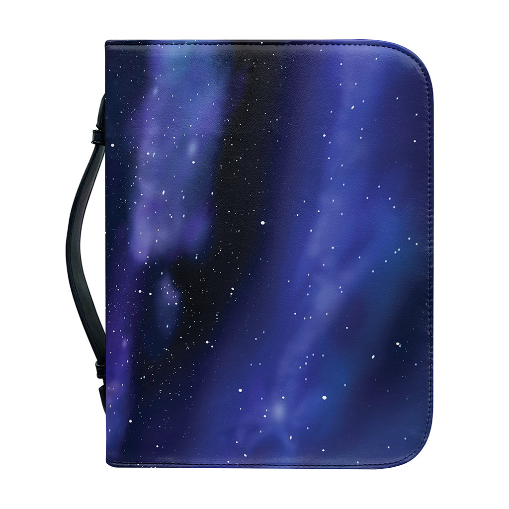 Spiral Milky Way Print Leather Bible Cover