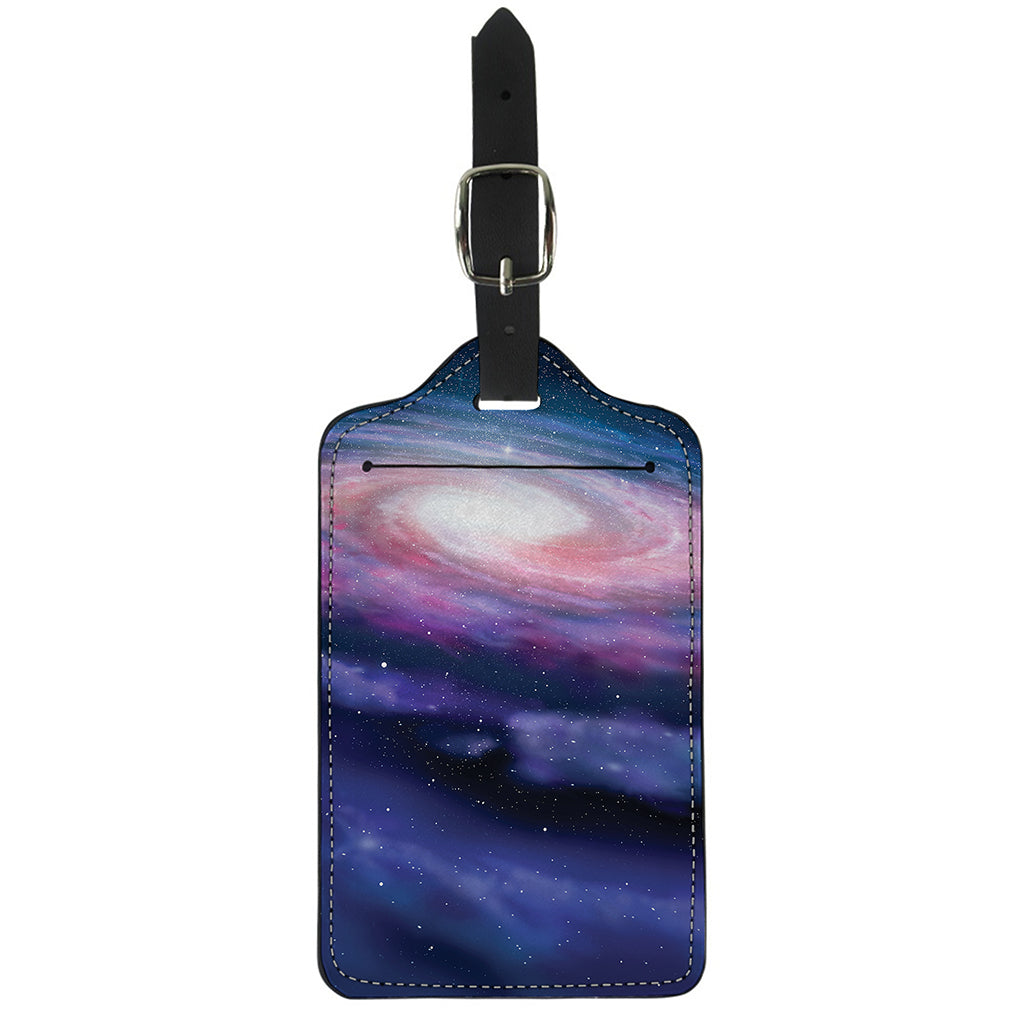 Spiral Milky Way Print Luggage Tag