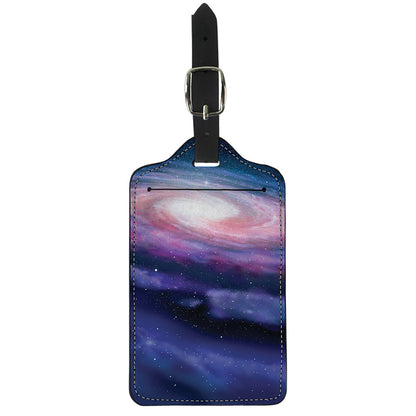 Spiral Milky Way Print Luggage Tag