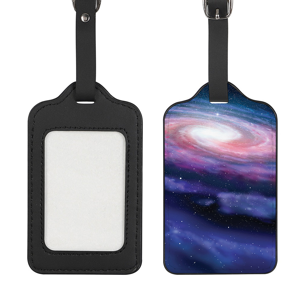 Spiral Milky Way Print Luggage Tag