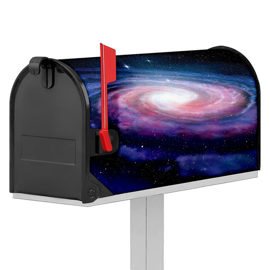 Spiral Milky Way Print Mailbox Cover