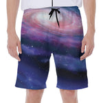 Spiral Milky Way Print Men's Beach Shorts