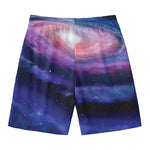 Spiral Milky Way Print Men's Swim Trunks