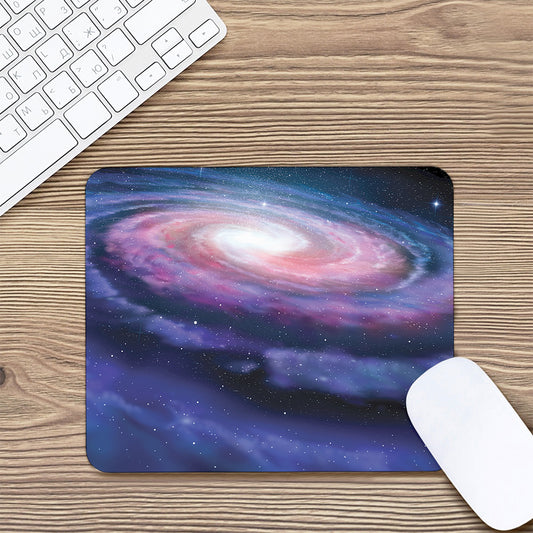Spiral Milky Way Print Mouse Pad