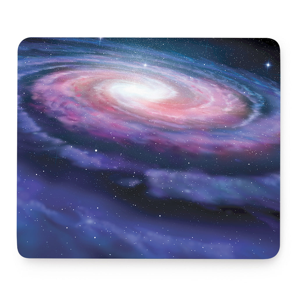 Spiral Milky Way Print Mouse Pad