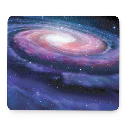 Spiral Milky Way Print Mouse Pad