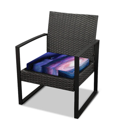 Spiral Milky Way Print Outdoor Seat Cushion Cover